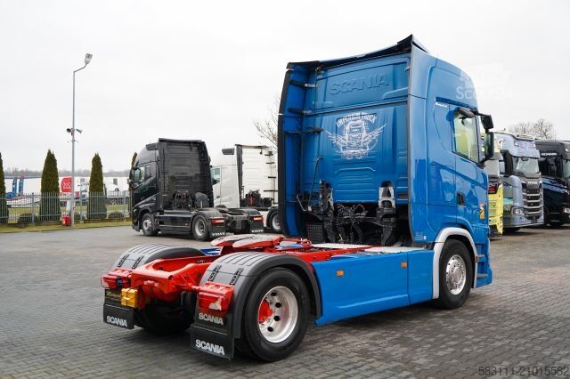 Standaard trekker SCANIA S 500 / RETARDER / I-PARK COOL / ALUFELGI