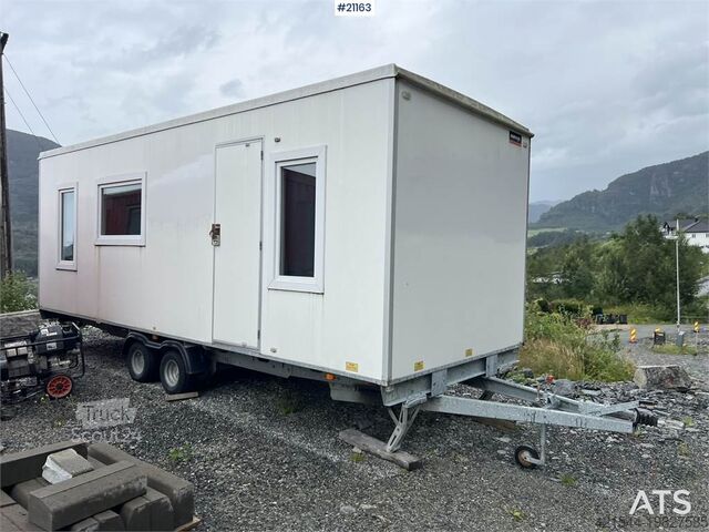 Scanvogn beboelsesbarak med 2 soveværelser, bruser, toilet Scanvogn Residential Barracks w/ 2 bedrooms, shower, toilet