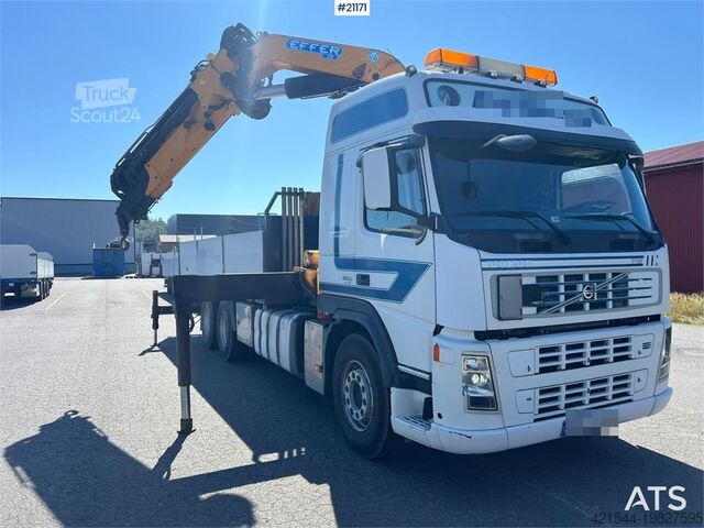 Kranbil Volvo FM480 crane truck w/,370.11/8S Effer crane WATCH V