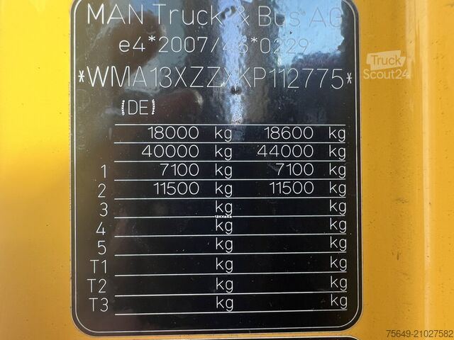 Speciale doeleinden vrachtwagen MAN TGX 18.500 4X2 LLS TGX 18.500 4X2 LLS, Retarder, Vollumer