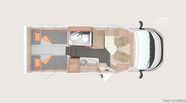 Poluintegrisani kamper WEINSBERG CaraCompact 600 MEG EDITION [PEPPER] MJ 2027 NEU