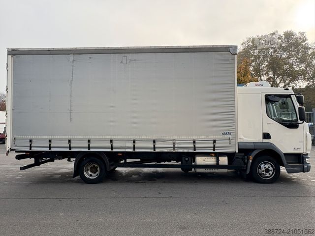 Camion bâché DAF LF 210*E6a*AHK*Standklima*1-Liege*