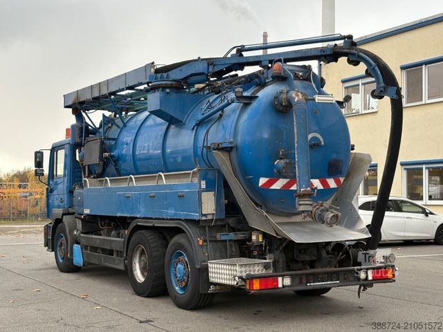 Saugwagen MAN FE410A*Kroll*Saug/Spül*Wittig*Funk FB*Lenkachse*