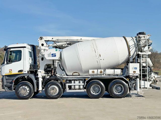 Автобетононасос MERCEDES-BENZ AROCS 3743 * Betonpumpe + FUNK * 8x4 * TOP
