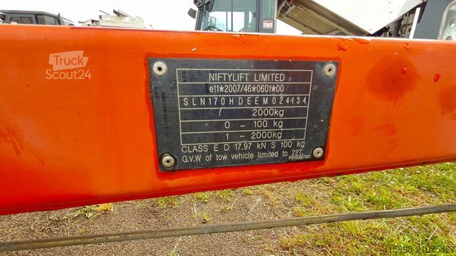 Arbejdsplatform NIFTYLIFT 170 HDE Arbeitsbühne/ 17m Diesel+230V+ Akku
