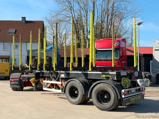 Log semitrailer DOLL LOGO 21 mit 8 Schemeln, Mammut 9 to.