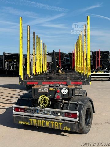 Log semitrailer DOLL LOGO 21 mit 8 Schemeln, Mammut 9 to.