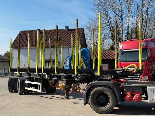 Log semitrailer DOLL LOGO 21 mit 8 Schemeln, Mammut 9 to.