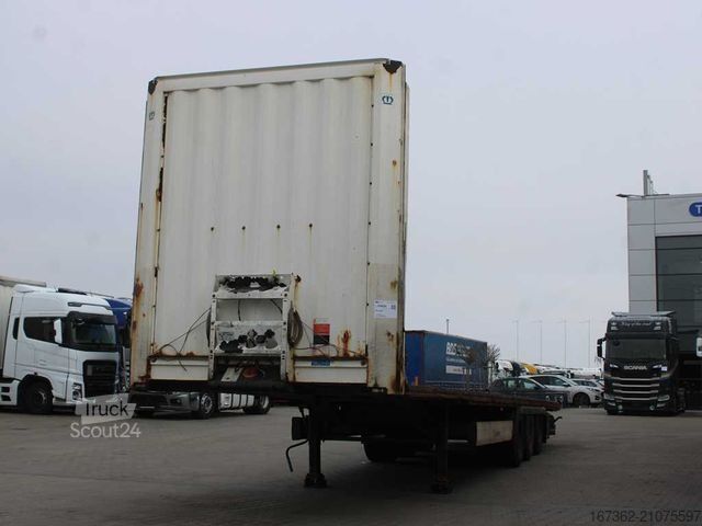 Open semitrailer KRONE SD,  LIFTING AXLE, MULTILOCK