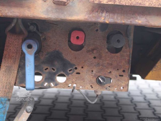 Open semitrailer KRONE SD,  LIFTING AXLE, MULTILOCK