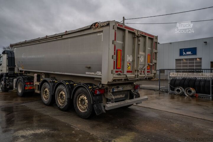 شاحنة قلابة GRANALU ALU- TP 28m3 +BACHE ELEC CRAMARO