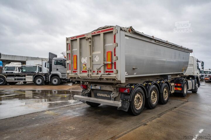 شاحنة قلابة GRANALU ALU- TP 28m3 +BACHE ELEC CRAMARO