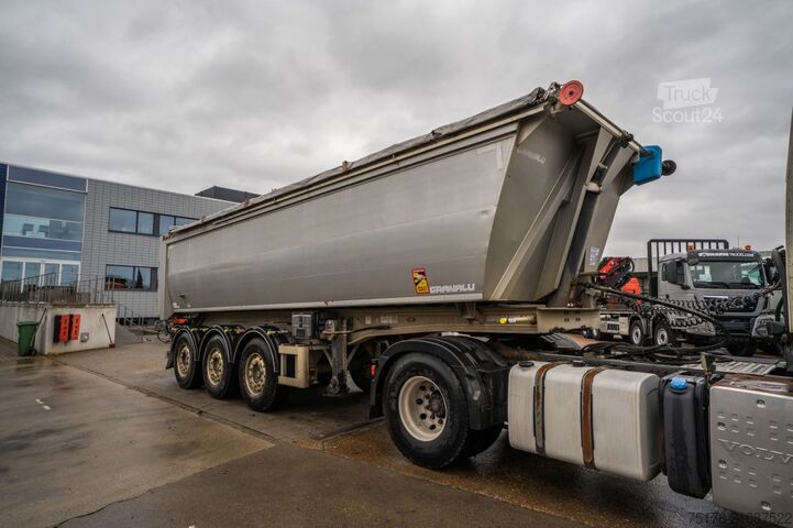شاحنة قلابة GRANALU ALU- TP 28m3 +BACHE ELEC CRAMARO