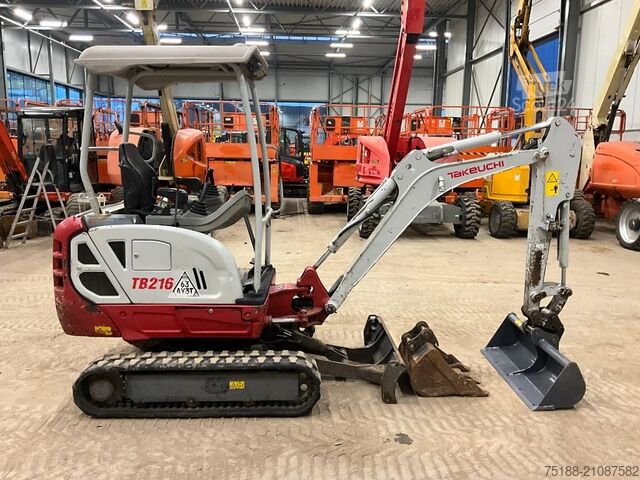Minigraafmachine Takeuchi TB 216