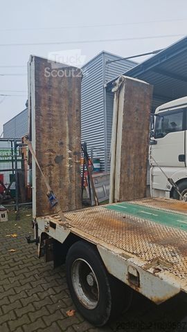 Low loader semitrailer DOLL 4 Achser. Lenkbar. teleskopierbar. lange Rampen