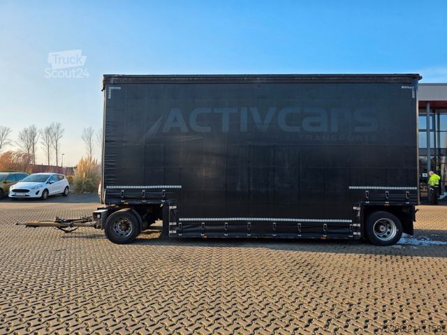 Open trailer with tarp Eggers HPT 18ZL / TIEFBETT !!!!