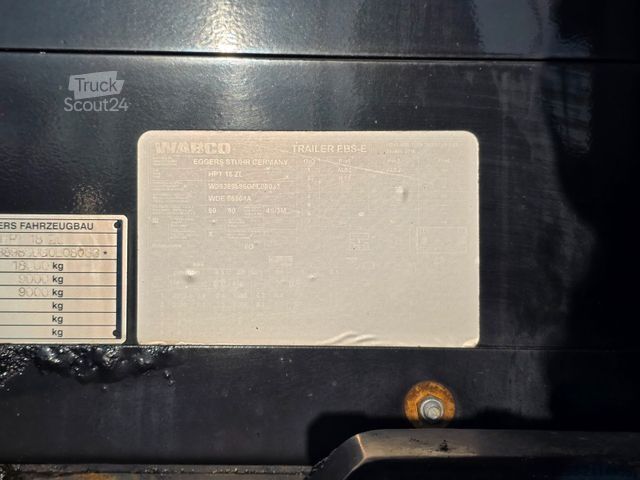 Open trailer with tarp Eggers HPT 18ZL / TIEFBETT !!!!