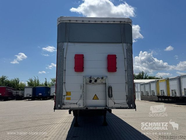 Brandalı açık yarı römork Schmitz Cargobull Curtainsider Mega