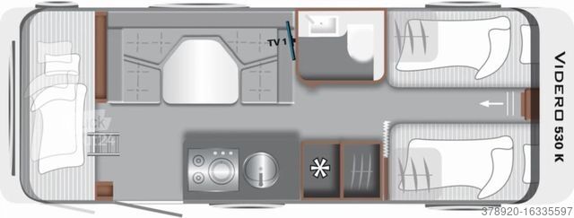 Przyczepa kempingowa LMC Videro 530 K Sonderpreis