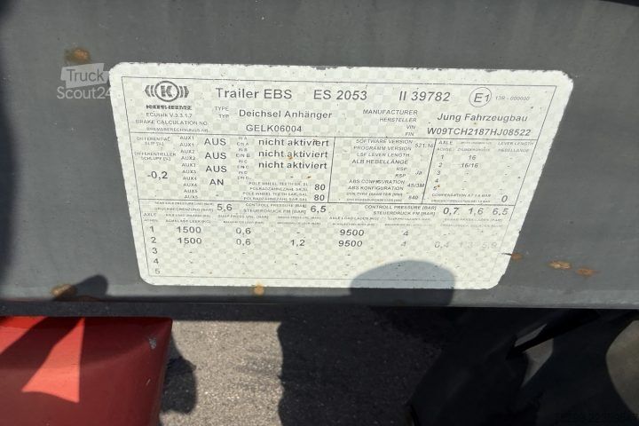 Remolque con chasis intercambiable  TCA 18 Containertransport / Swiss-Vehicle