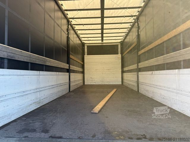 Autocarro con pianale e telone MERCEDES-BENZ ACTROS 1835 L STREAMPACE Plane 7,3m LBW *EDSCHA