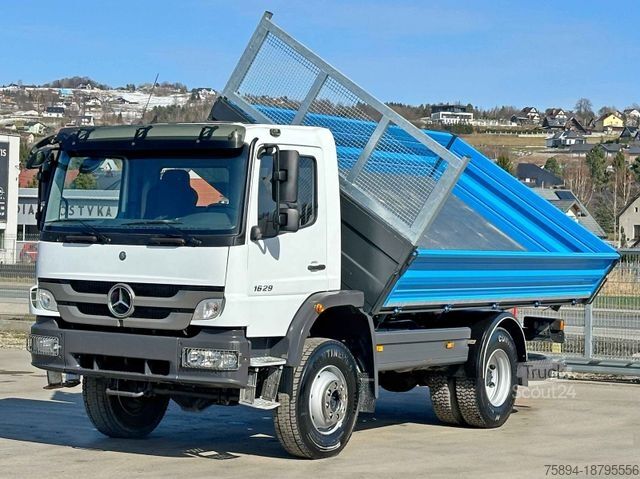 Kiepwagen MERCEDES-BENZ AXOR 1629 * KIPPER 4,80 m * 4x4 * TOPZUSTAND