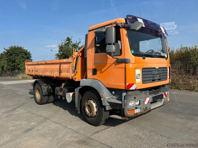 Kolmisivuinen kippiauto MAN TGM 18.280 BB / 4x2 / Meiller / EURO 4