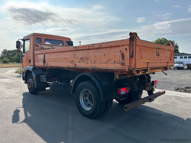 Kolmisivuinen kippiauto MAN TGM 18.280 BB / 4x2 / Meiller / EURO 4