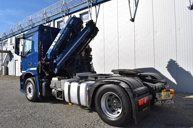 Standaard trekker MERCEDES-BENZ Actros 1843 L E6 Retarder Kran Atlas 172.3E