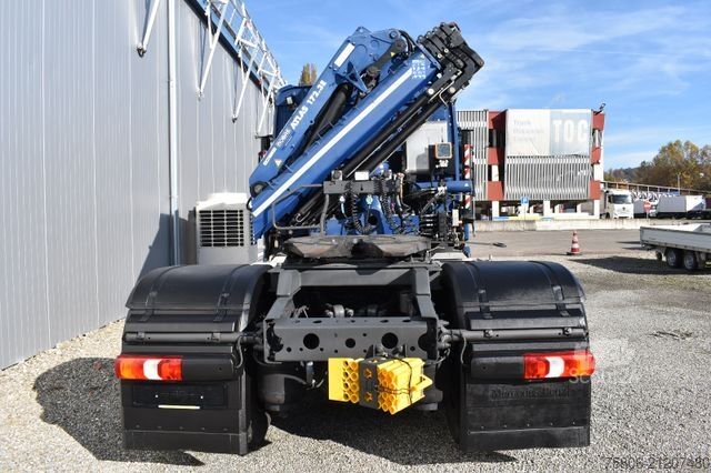 Standaard trekker MERCEDES-BENZ Actros 1843 L E6 Retarder Kran Atlas 172.3E