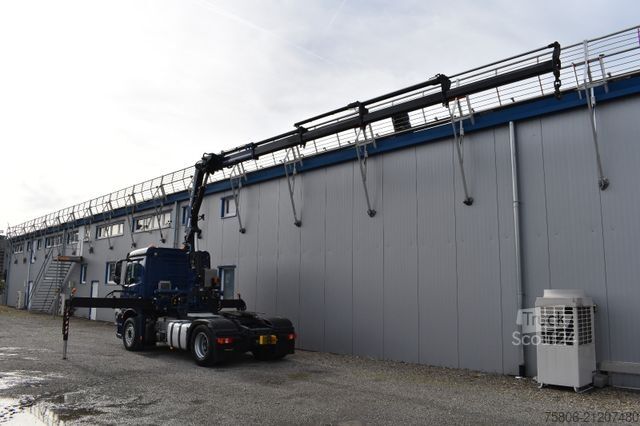 Standaard trekker MERCEDES-BENZ Actros 1843 L E6 Retarder Kran Atlas 172.3E