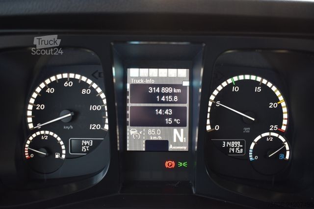 Refrigerated truck MERCEDES-BENZ Antos 2543 6x2 E6 Tiefkühl LBW Carrier