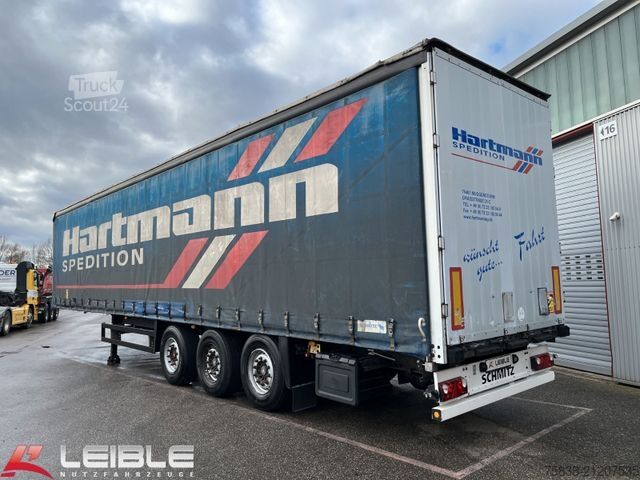 Open oplegger met zeil SCHMITZ CARGOBULL SCS 24/L*Coil Tautliner*Liftachse*SAF-Achsen*