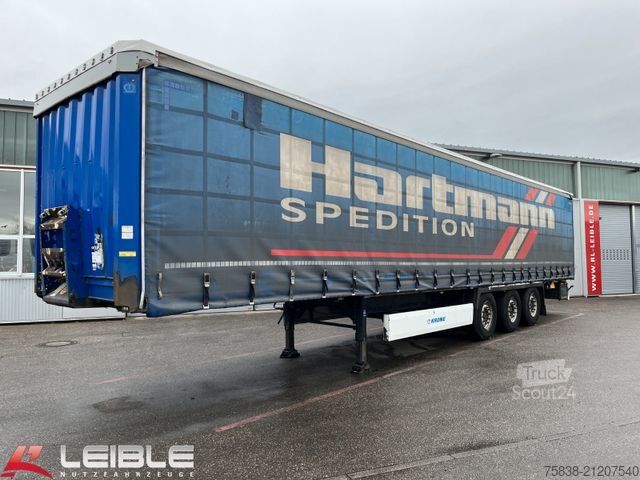 Open semitrailer with tarp KRONE SD*Coil-Tautliner*Coil-Mulde 8,80m*Liftachse*