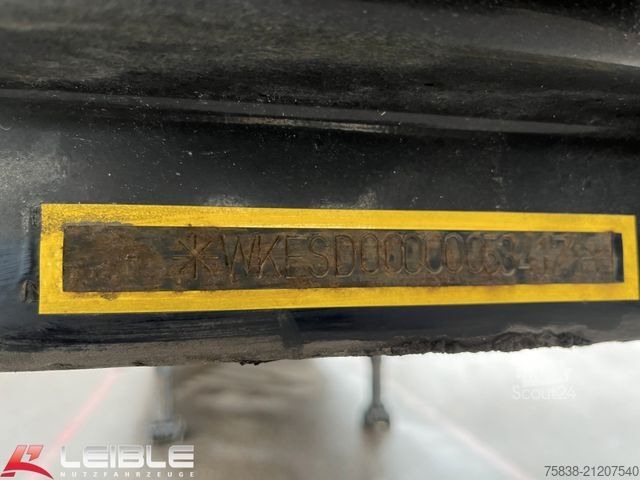 Open semitrailer with tarp KRONE SD*Coil-Tautliner*Coil-Mulde 8,80m*Liftachse*