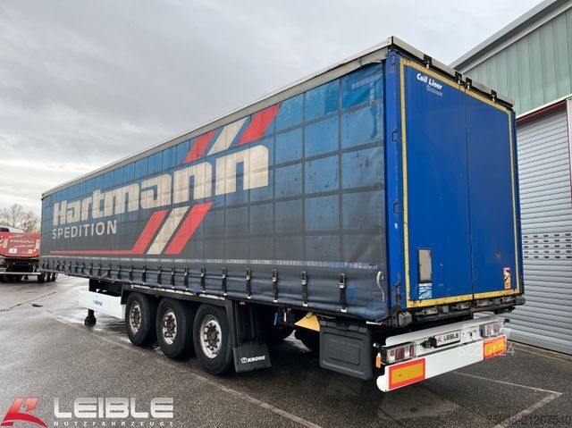 Open semitrailer with tarp KRONE SD*Coil-Tautliner*Coil-Mulde 8,80m*Liftachse*