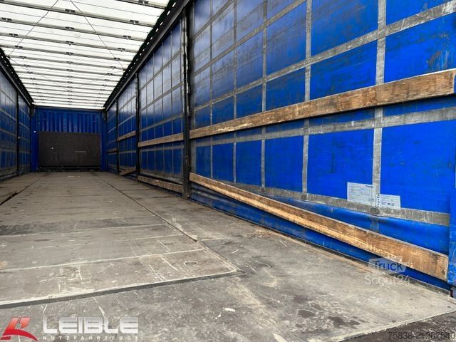 Open semitrailer with tarp KRONE SD*Coil-Tautliner*Coil-Mulde 8,80m*Liftachse*