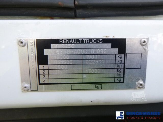 Plataforma remolque Renault Kerax 380 DXI 4x4 Euro 5 + Hydraulics
