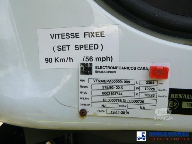 Plataforma remolque Renault Kerax 380 DXI 4x4 Euro 5 + Hydraulics