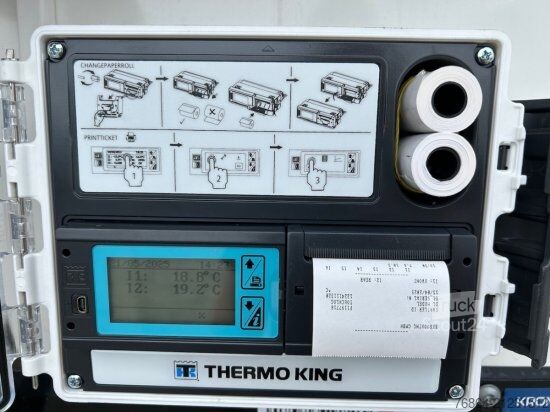 Alçak şasi dorse KRONE MULTITEMP, KüHLAUFLIEGER, TK SLXI SPECTRUM, TRENNWAND,  DOPPELSTOCK, BLUMENBREITE