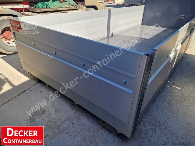 ролл-оф контейнер Decker Containerbau 3 Seiten Aluklappbar Plattform 6000 mm