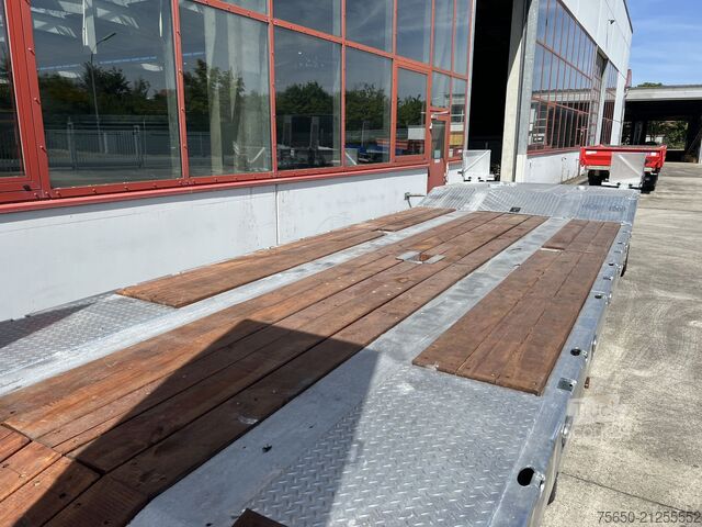 Tieflader Anhänger Möslein T 2 Schwebheim  Neuer 2 Achs Tieflader- Anhänger, Verbreiterung