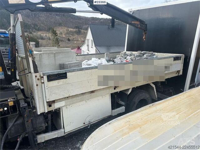 Автокран MAN 8.150 crane truck w/ 3-way tipper on the body. WAT