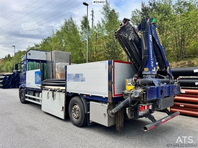 Kranbil Mercedes-Benz Actros 2553 6x2 crane truck with 19 tm Palfinger c