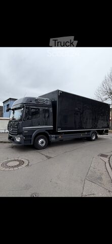 Mobilya kasalı kamyonet yükleme platformlu Mercedes-Benz Atego 1227