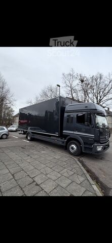 Mobilya kasalı kamyonet yükleme platformlu Mercedes-Benz Atego 1227