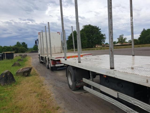Camion et remorque MAN TGX 26.540 + Remorque Forestière LECINENA