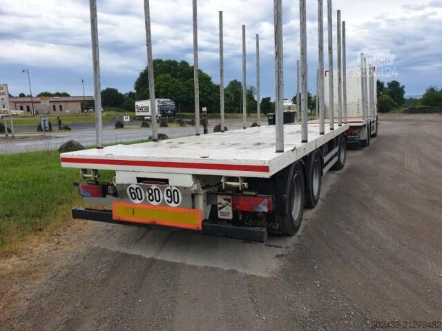 Camion et remorque MAN TGX 26.540 + Remorque Forestière LECINENA