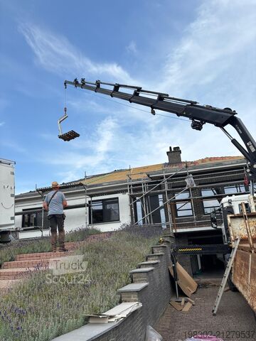 Grúa autocargante y sistema de gancho Man TGS 33.320