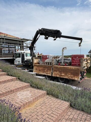 Grúa autocargante y sistema de gancho Man TGS 33.320